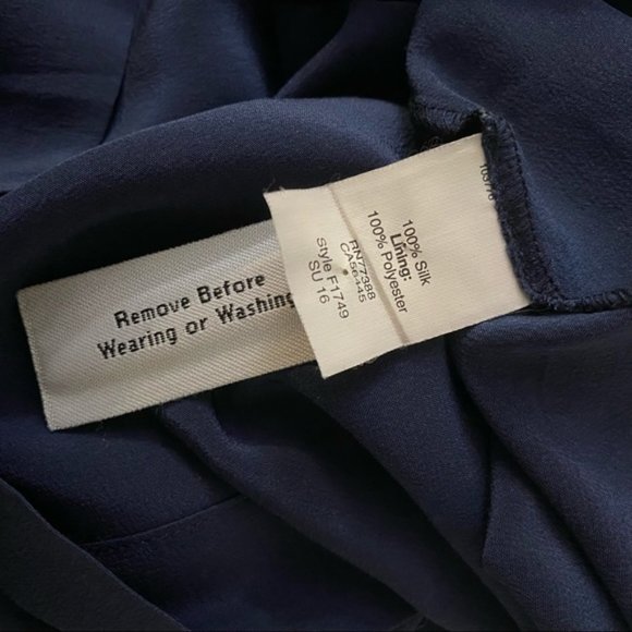 MADEWELL Silk Lookout Bow Back Tank Top XS - Picture 7 of 7